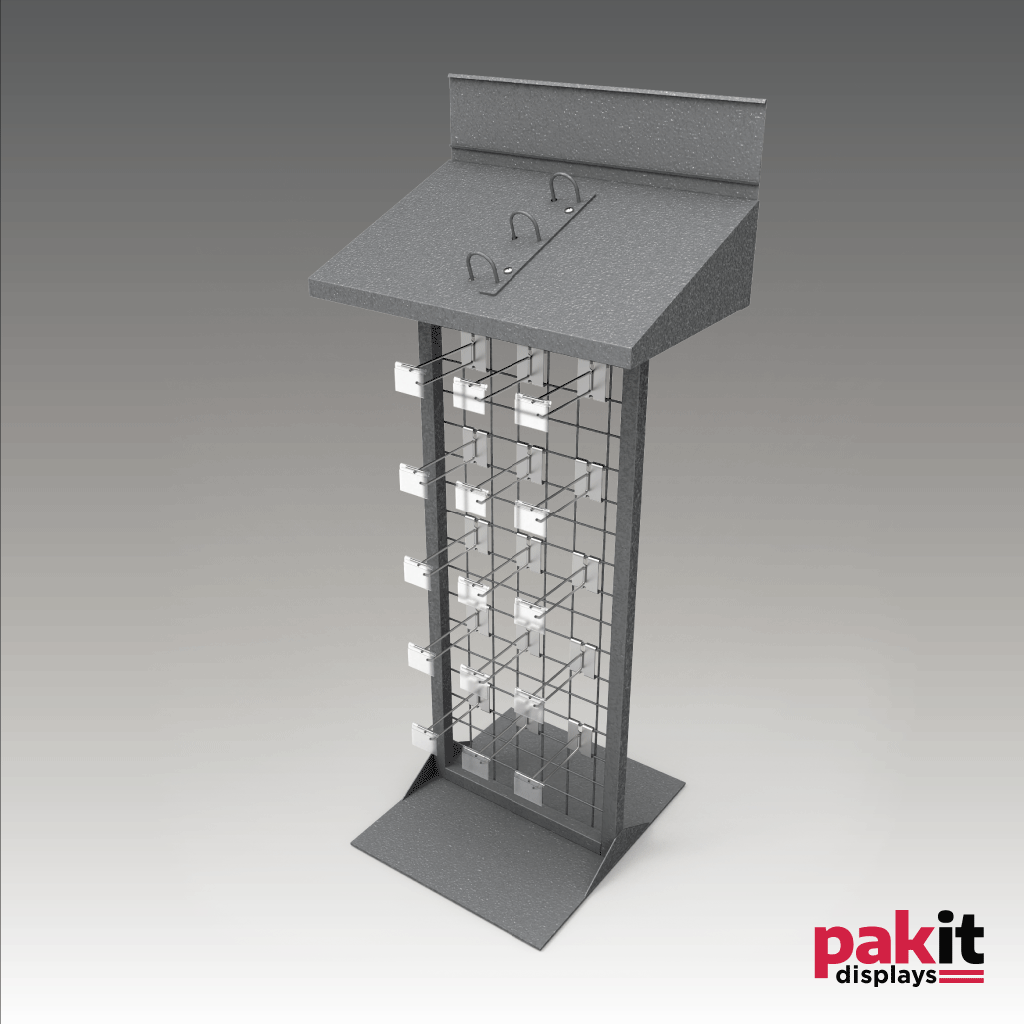 CAKE BOOK & CANDLE DISPLAY 1 PER CARTON SILVER VEIN