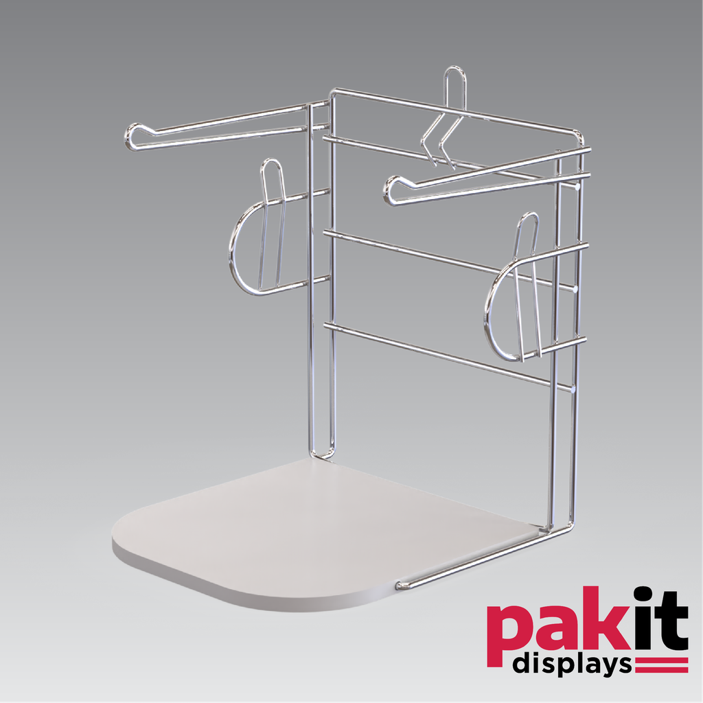 BAG RACK P8101 2 PER CARTON CHROME PLATE FINISH