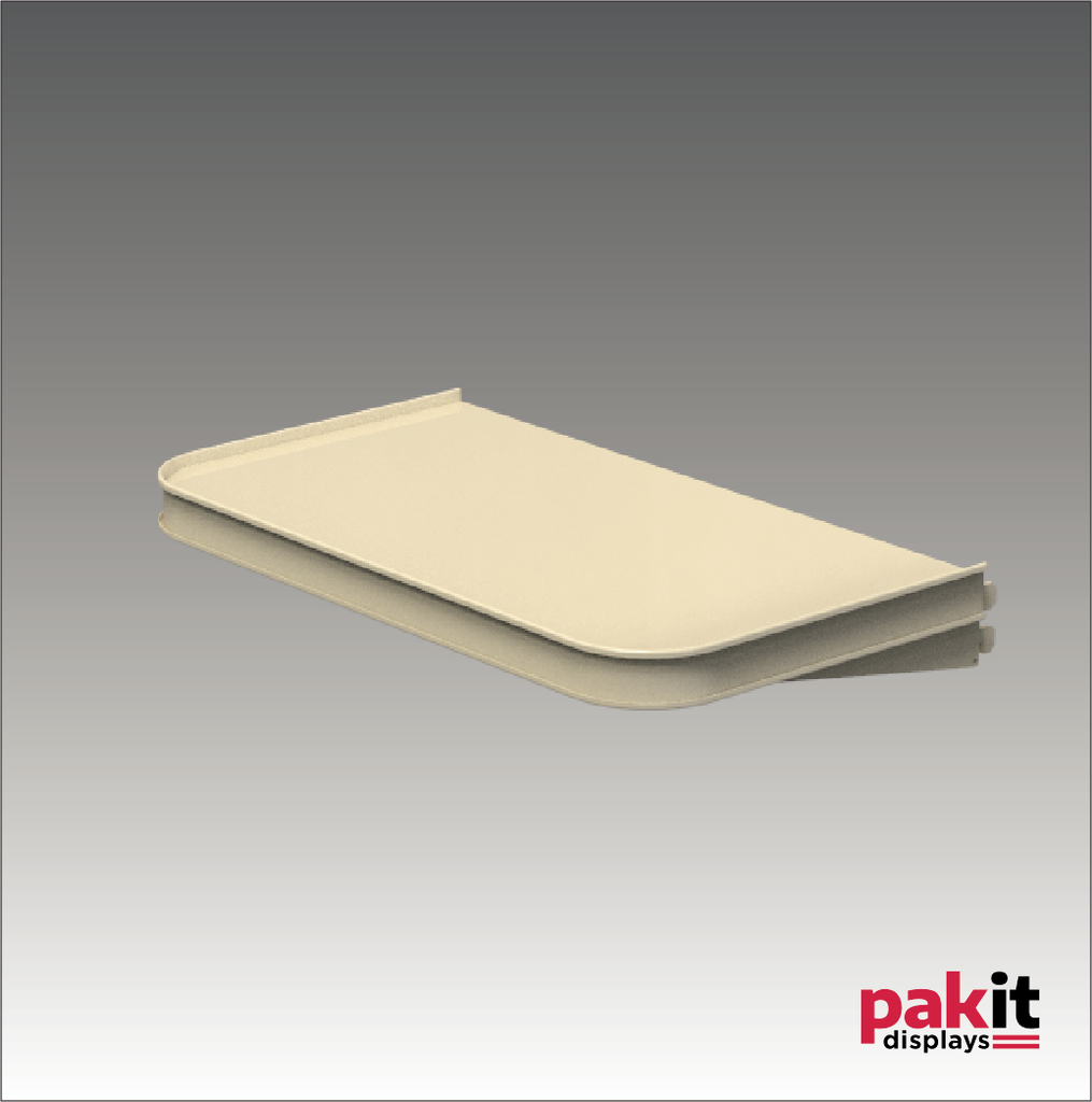 HEAVY DUTY ENDCAP REPLMNT SHELVE 2 PER CARTON BEIGE POWDER COAT