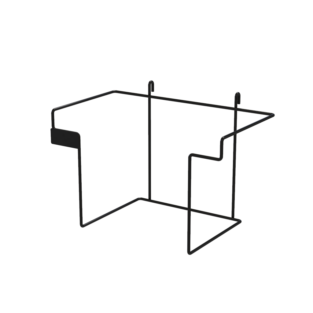HOLDER, BAG BOX 1 PER CARTON BLACK POWDER COATED FINISH