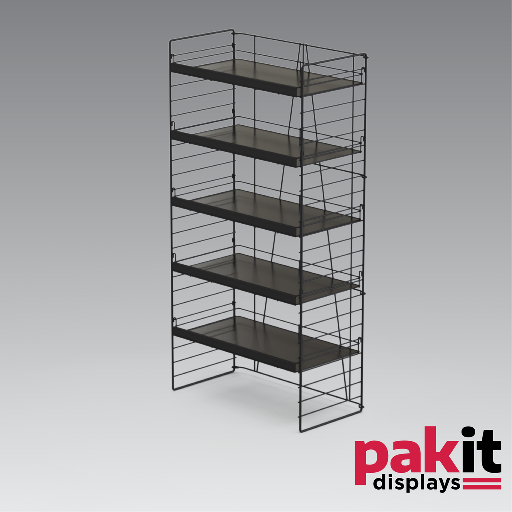 TORTILLA CHIP FLOOR REVISED TALL 1 PER CARTON BLACK POWDER