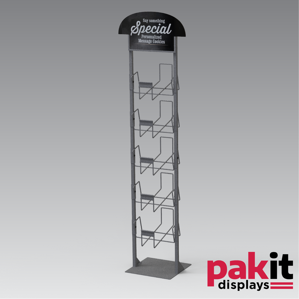 [20220082CN] COOKIE RACK 5 TIER FOR 12" 1 PER CARTON Silver VEIN