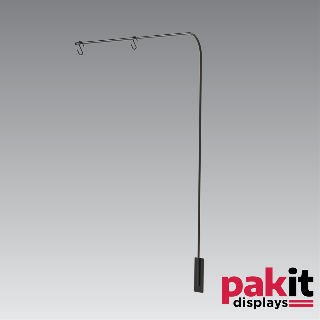 [20210289CN] STREET SIGN BRACKET #6 5 PER CARTON BLACK POWDER