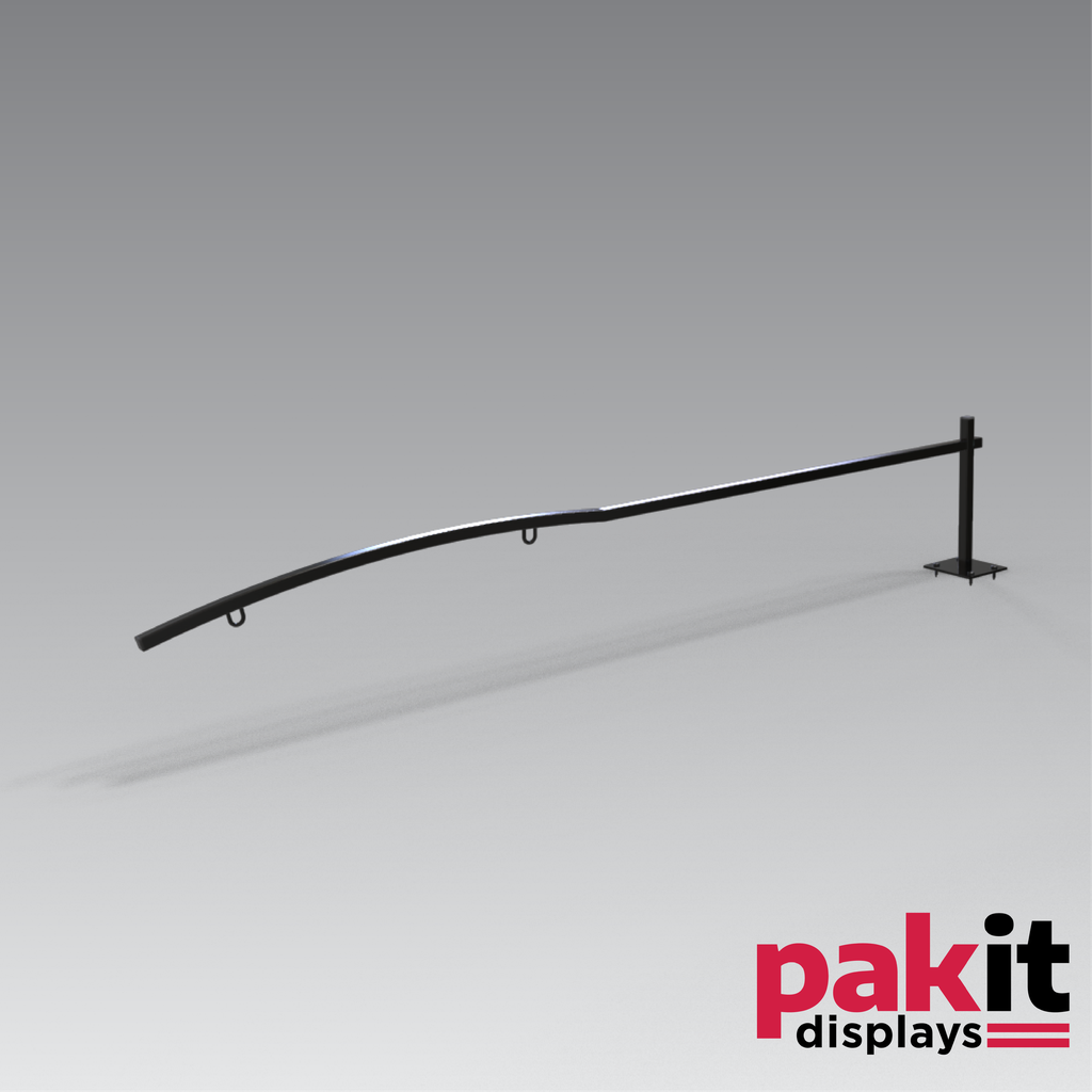 [20210285US] STREET SIGN BRACKET #1- 5 PER CARTON BLACK PC