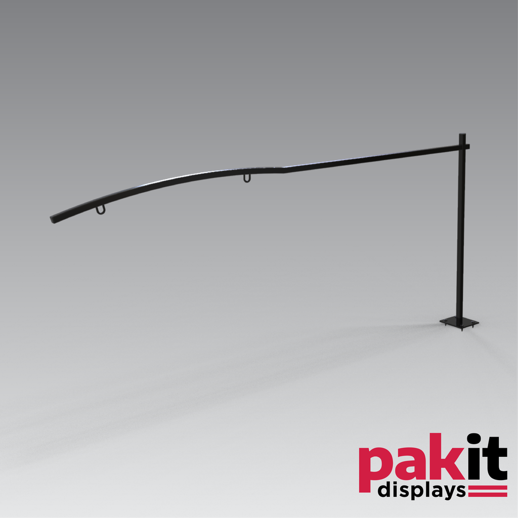 [20210290US] STREET SIGN BRACKET #7 5 PER CARTON BLACK PC